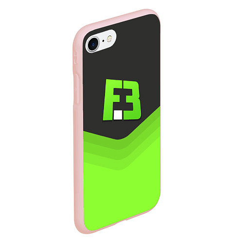Чехол iPhone 7/8 матовый FlipSid3 Uniform / 3D-Светло-розовый – фото 2