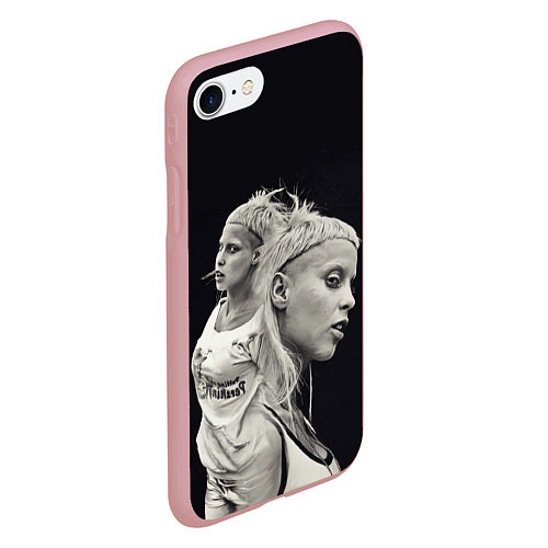 Чехол iPhone 7/8 матовый Die Antwoord: Black Girl / 3D-Баблгам – фото 2