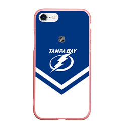 Чехол iPhone 7/8 матовый NHL: Tampa Bay Lightning, цвет: 3D-баблгам