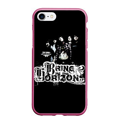 Чехол iPhone 7/8 матовый Bring Me The Horizon, цвет: 3D-малиновый