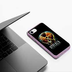 Чехол iPhone 7/8 матовый STALKER: Shadow of Chernobyl, цвет: 3D-сиреневый — фото 2