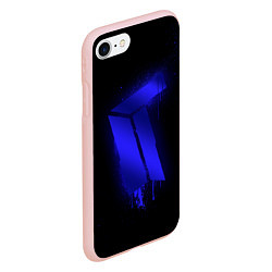Чехол iPhone 7/8 матовый Titan: Black collection, цвет: 3D-светло-розовый — фото 2