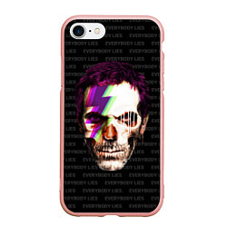 Чехол iPhone 7/8 матовый Dr. Dead House, цвет: 3D-светло-розовый