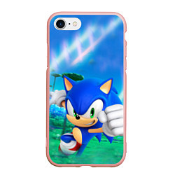 Чехол iPhone 7/8 матовый Sonic Boom