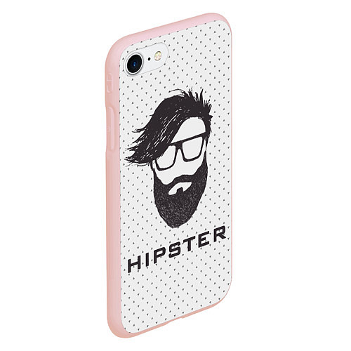 Чехол iPhone 7/8 матовый Hipster / 3D-Светло-розовый – фото 2