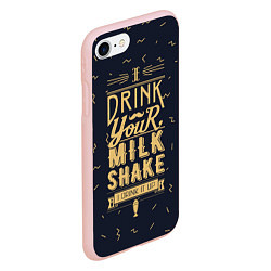 Чехол iPhone 7/8 матовый Milk Shake, цвет: 3D-светло-розовый — фото 2