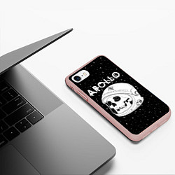 Чехол iPhone 7/8 матовый Apollo, цвет: 3D-светло-розовый — фото 2