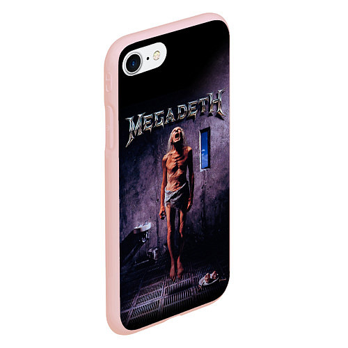 Чехол iPhone 7/8 матовый Megadeth: Madness / 3D-Светло-розовый – фото 2