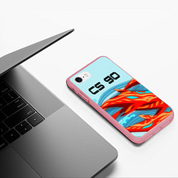 Чехол iPhone 7/8 матовый CS GO: AR Style, цвет: 3D-баблгам — фото 2
