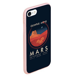 Чехол iPhone 7/8 матовый Mars Adventure Camp, цвет: 3D-светло-розовый — фото 2