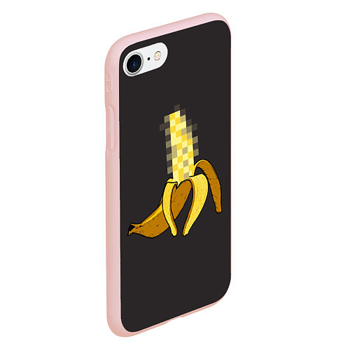 Чехол iPhone 7/8 матовый XXX Banana / 3D-Светло-розовый – фото 2