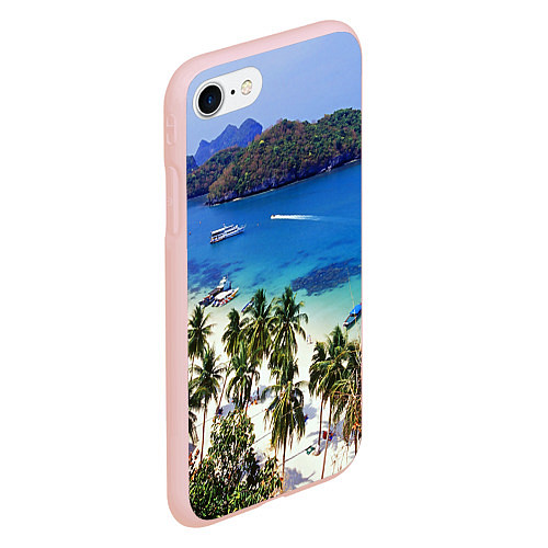 Чехол iPhone 7/8 матовый Таиланд / 3D-Светло-розовый – фото 2
