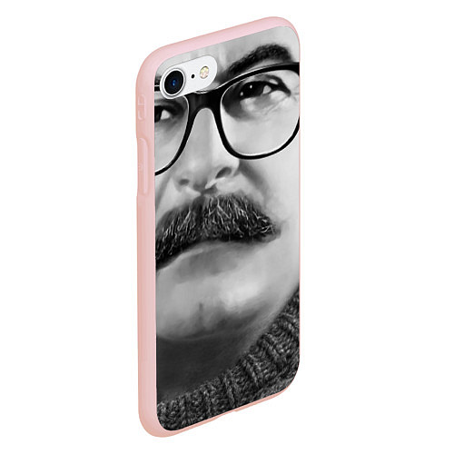 Чехол iPhone 7/8 матовый Stalin: Style in / 3D-Светло-розовый – фото 2