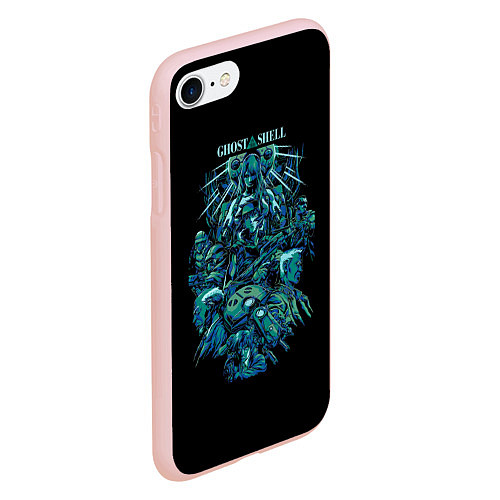 Чехол iPhone 7/8 матовый Ghost In The Shell 7 / 3D-Светло-розовый – фото 2