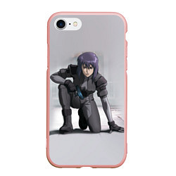 Чехол iPhone 7/8 матовый Ghost In The Shell 5, цвет: 3D-светло-розовый