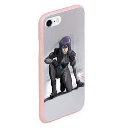 Чехол iPhone 7/8 матовый Ghost In The Shell 5, цвет: 3D-светло-розовый — фото 2