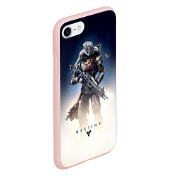 Чехол iPhone 7/8 матовый Destiny: Titan, цвет: 3D-светло-розовый — фото 2
