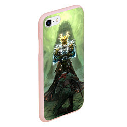 Чехол iPhone 7/8 матовый TES: Heaven Knight, цвет: 3D-светло-розовый — фото 2