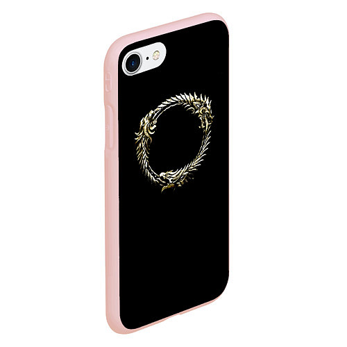 Чехол iPhone 7/8 матовый TES 8 / 3D-Светло-розовый – фото 2