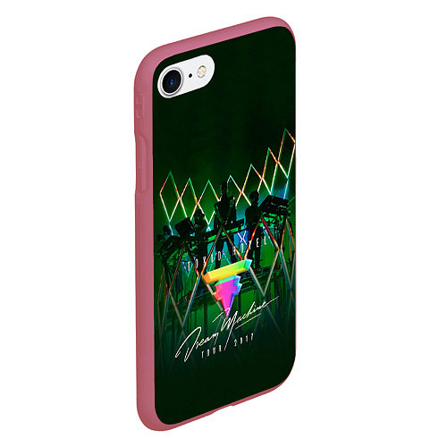 Чехол iPhone 7/8 матовый Tokio Hotel: Dream Machine / 3D-Малиновый – фото 2