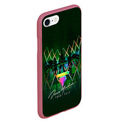 Чехол iPhone 7/8 матовый Tokio Hotel: Dream Machine, цвет: 3D-малиновый — фото 2
