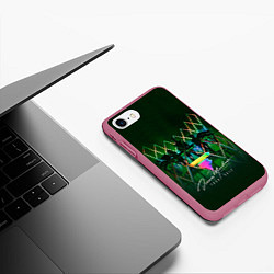 Чехол iPhone 7/8 матовый Tokio Hotel: Dream Machine, цвет: 3D-малиновый — фото 2