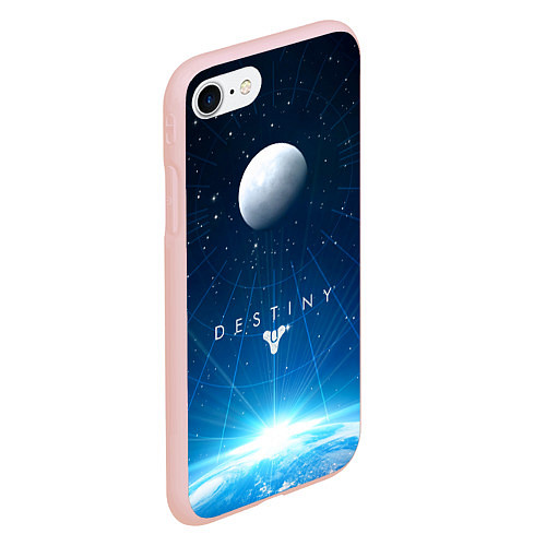Чехол iPhone 7/8 матовый Destiny Space / 3D-Светло-розовый – фото 2