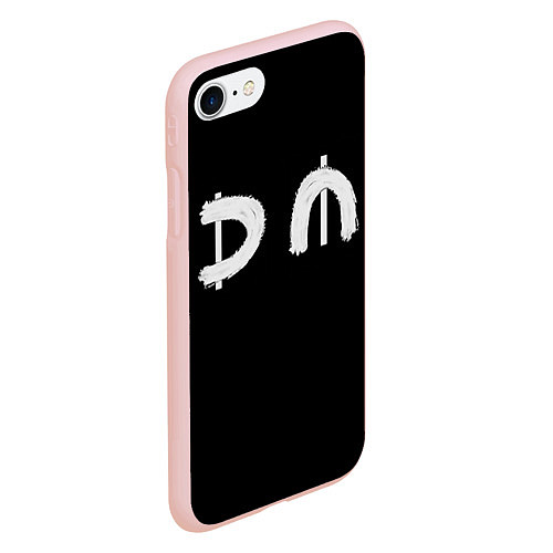 Чехол iPhone 7/8 матовый DM Rock / 3D-Светло-розовый – фото 2
