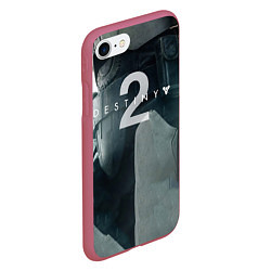 Чехол iPhone 7/8 матовый Destiny 2, цвет: 3D-малиновый — фото 2