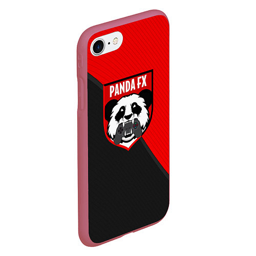 Чехол iPhone 7/8 матовый PandafxTM / 3D-Малиновый – фото 2