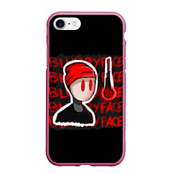 Чехол iPhone 7/8 матовый TOP: Blurryface, цвет: 3D-малиновый