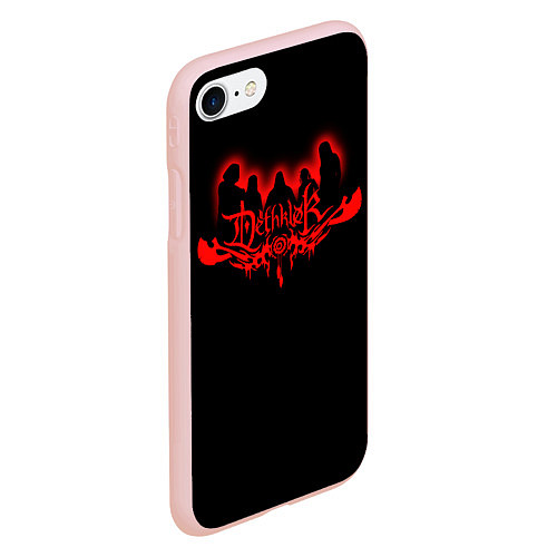 Чехол iPhone 7/8 матовый Dethklok / 3D-Светло-розовый – фото 2