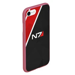Чехол iPhone 7/8 матовый N7 Space, цвет: 3D-малиновый — фото 2