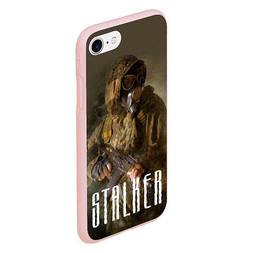 Чехол iPhone 7/8 матовый STALKER: Warrior / 3D-Светло-розовый – фото 2