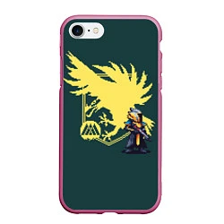 Чехол iPhone 7/8 матовый Destiny: Yellow Symbol