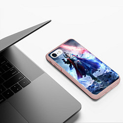 Чехол iPhone 7/8 матовый Warhammer / вархаммер, цвет: 3D-светло-розовый — фото 2