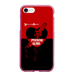 Чехол iPhone 7/8 матовый Poison heart