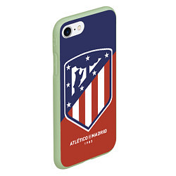 Чехол iPhone 7/8 матовый Atletico Madrid FC 1903 цвета 3D-салатовый — фото 2