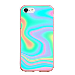 Чехол iPhone 7/8 матовый Светлые узоры, цвет: 3D-баблгам