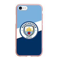 Чехол iPhone 7/8 матовый FC Manchester City: Colors