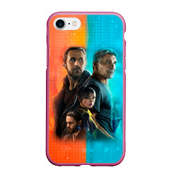 Чехол iPhone 7/8 матовый Blade Runner Heroes, цвет: 3D-малиновый