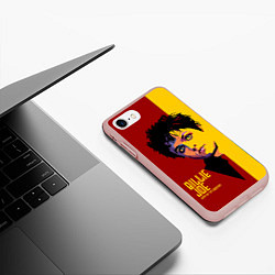 Чехол iPhone 7/8 матовый Green Day: Billy Joe, цвет: 3D-светло-розовый — фото 2