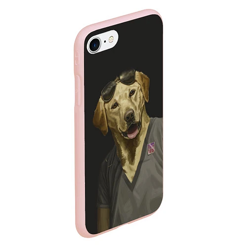 Чехол iPhone 7/8 матовый Mr Peanutbutter / 3D-Светло-розовый – фото 2