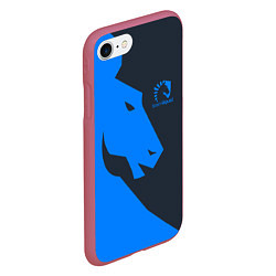 Чехол iPhone 7/8 матовый Team Liquid Uniform, цвет: 3D-малиновый — фото 2