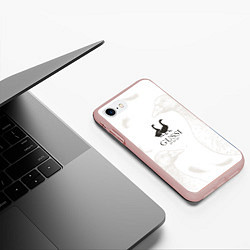 Чехол iPhone 7/8 матовый GUSSI Ga-Ga-Ga, цвет: 3D-светло-розовый — фото 2