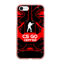Чехол iPhone 7/8 матовый CS:GO - Сергей
