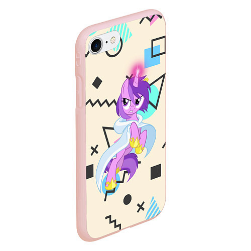 Чехол iPhone 7/8 матовый My Little Pony / 3D-Светло-розовый – фото 2