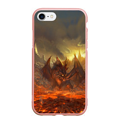 Чехол iPhone 7/8 матовый Linage II: Fire Dragon