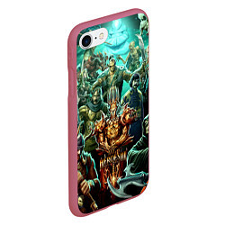Чехол iPhone 7/8 матовый Heroes III, цвет: 3D-малиновый — фото 2
