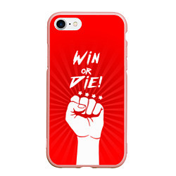 Чехол iPhone 7/8 матовый FCSM: Win or Die